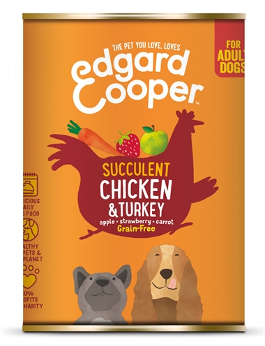 Edgard & cooper kip / kalkoen blik graanvrij