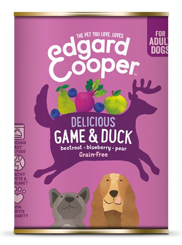 Edgard & cooper wild / eend blik graanvrij 6 x 400 gr