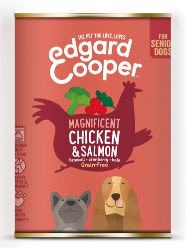 Edgard & cooper senior kip / zalm blik graanvrij