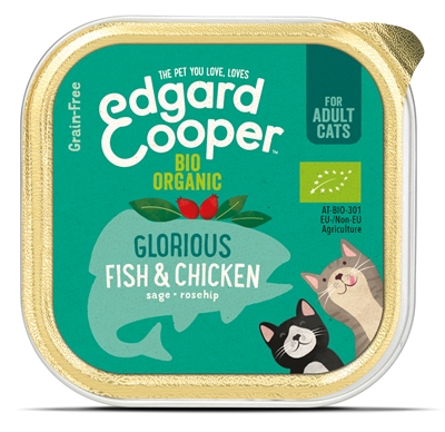 Edgard & cooper adult kip / vis biologisch graanvrij