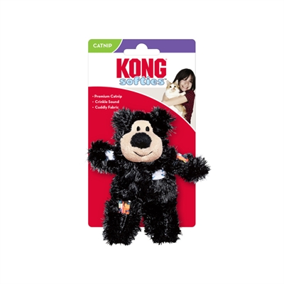 Kong cat softies patchwork bear assorti