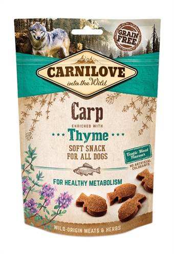 Carnilove soft snack karper / tijm (200 GR)