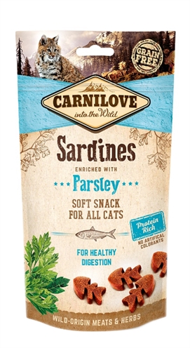 Carnilove soft snack sardines / peterselie