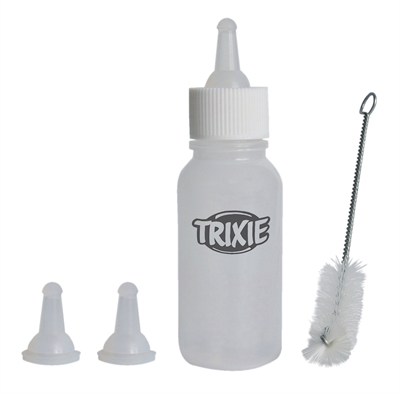 Trixie zuigflesje voedingsset inclusief borstel