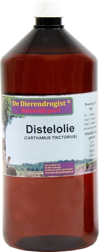 Dierendrogist distelolie (1 LTR)