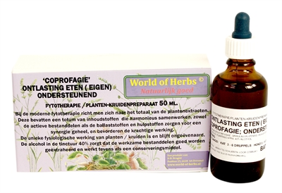 World of herbs fytotherapie coprofagie ontlasting eten (50 ML)