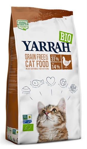 Yarrah cat adult graanvrij kip / vis (6 KG)