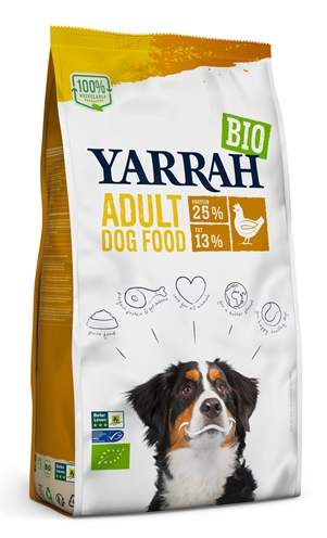 Yarrah dog 100% biologische brok kip (15 KG)