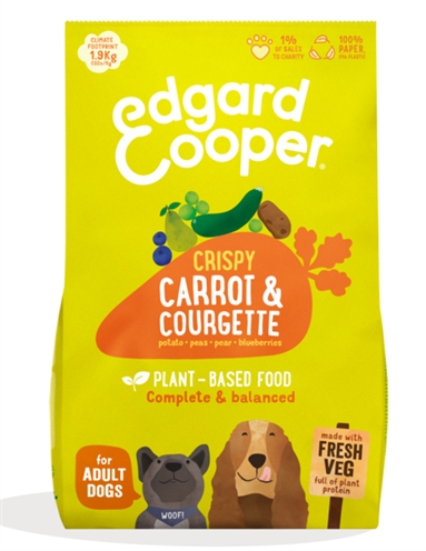 Edgard & cooper hond adult plantaardig wortel / courgette