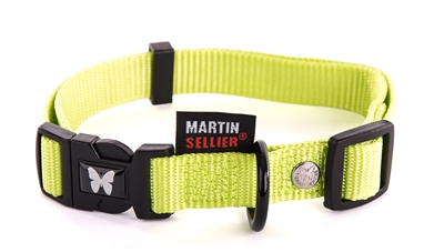Martin sellier halsband nylon groen verstelbaar (10 MMX20-30 CM)
