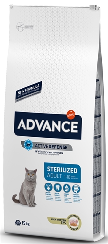 Advance cat sterilized turkey / rice