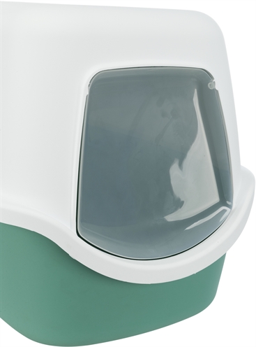 Trixie kattenbak vico met print groen / wit (56X40X40 CM)