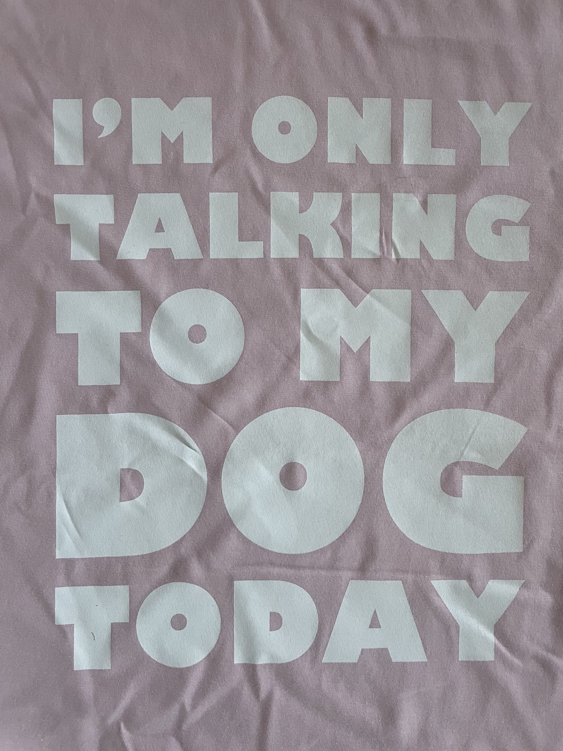 Obi & jack t-shirt (only talking to my dog today - pink) - Afbeelding 2