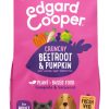 Edgard & cooper hond adult plantaardig rode biet / pompoen