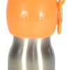 Kong h2o drinkfles rvs oranje