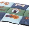 Trixie hondenkussen patchwork blauw / groen - Afbeelding 2