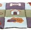 Trixie hondenkussen patchwork blauw / groen - Afbeelding 4