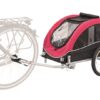 Trixie hondenfietskar zwart / rood