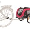 Trixie hondenfietskar zwart / rood