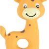 Zolux puppyspeelgoed latex giraffe oranje