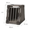 Trixie vervoersbox aluminium grafiet - Afbeelding 3