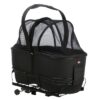 Trixie fietsmand bagage drager breed zwart