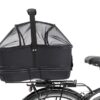 Trixie fietsmand bagage drager breed zwart - Afbeelding 3