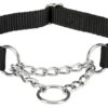 Trixie halsband hond premium halfslip halsband zwart