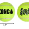 Kong squeakair tennisbal geel met piep - Afbeelding 4