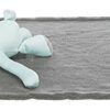 Trixie junior speelset deken en beer grijs / mintgroen