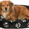 Trixie hondenmand jimmy ovaal zwart met pootprint - Afbeelding 7