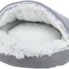 Trixie hondenmand donut harvey grijs / wit-zwart