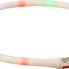 Trixie lichtgevende halsband hond usb siliconen oplaadbaar meerkleurig - Afbeelding 5