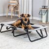 Trixie stretcher hondenligbed grijs / zwart - Afbeelding 3
