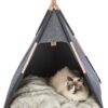 Trixie schuilplaats tipi vilt antraciet