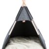 Trixie schuilplaats tipi vilt antraciet - Afbeelding 2