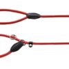 Hunter retrieverlijn met stop freestyle rood