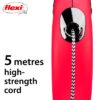 Flexi rollijn classic cord rood - Afbeelding 2