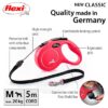 Flexi rollijn classic cord rood - Afbeelding 3