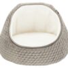 Trixie kattenmand iglo livia grijs / creme - Afbeelding 2