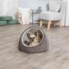 Trixie kattenmand iglo livia grijs / creme - Afbeelding 3