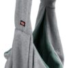 Trixie junior hondentas buikdrager lichtgrijs / mintgroen - Afbeelding 4