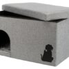 Trixie kattenhuis kimy grijs - Afbeelding 2