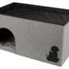 Trixie kattenhuis kimy grijs - Afbeelding 3