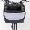 Trixie fietsmand voor aan stuur nylon zwart / grijs - Afbeelding 10