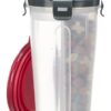 Trixie waterfles / voerfles inclusief reisbak kunststof / silicone - Afbeelding 3