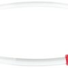 Trixie lichtgevende halsband usb flash light oplaadbaar tpu rood - Afbeelding 2