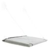 Trixie kattenmand hangmat raam velours grijs - Afbeelding 2
