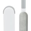 Trixie harenpluizenborstel met reinigingsstation wit / grijs - Afbeelding 2
