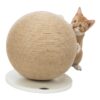 Trixie krabpaal bal op voet jute / hout - Afbeelding 2